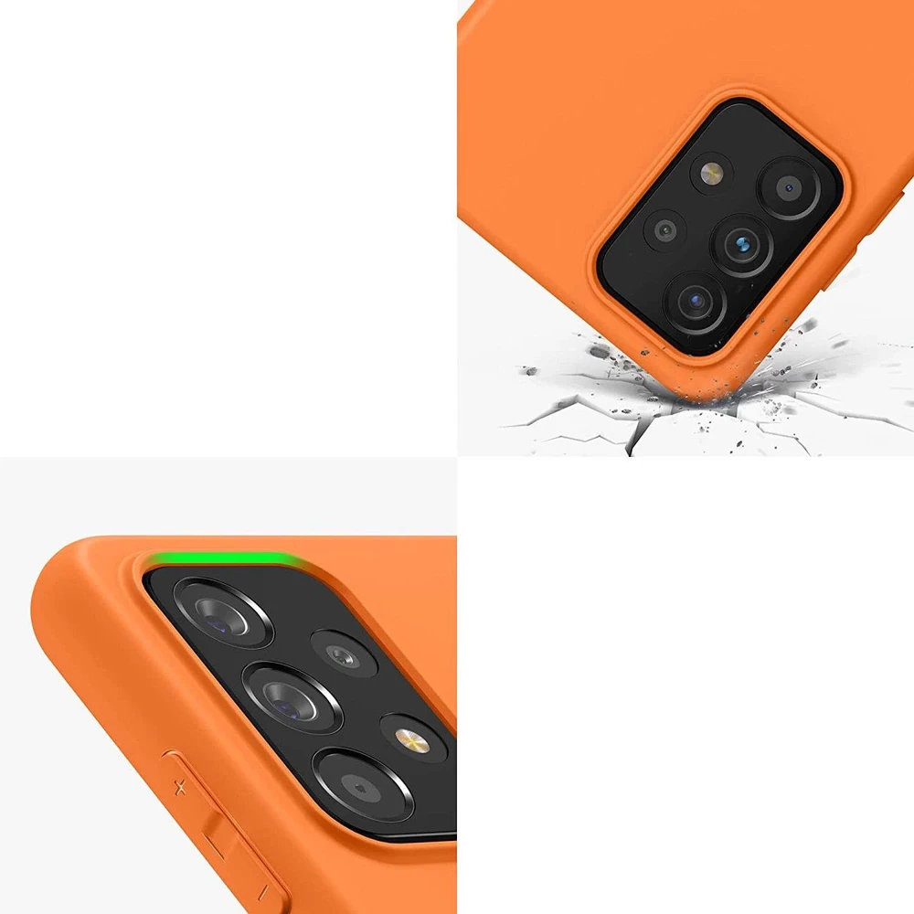 Hurtel silikoninis dėklas skirtas Samsung Galaxy A22 4G, juodas