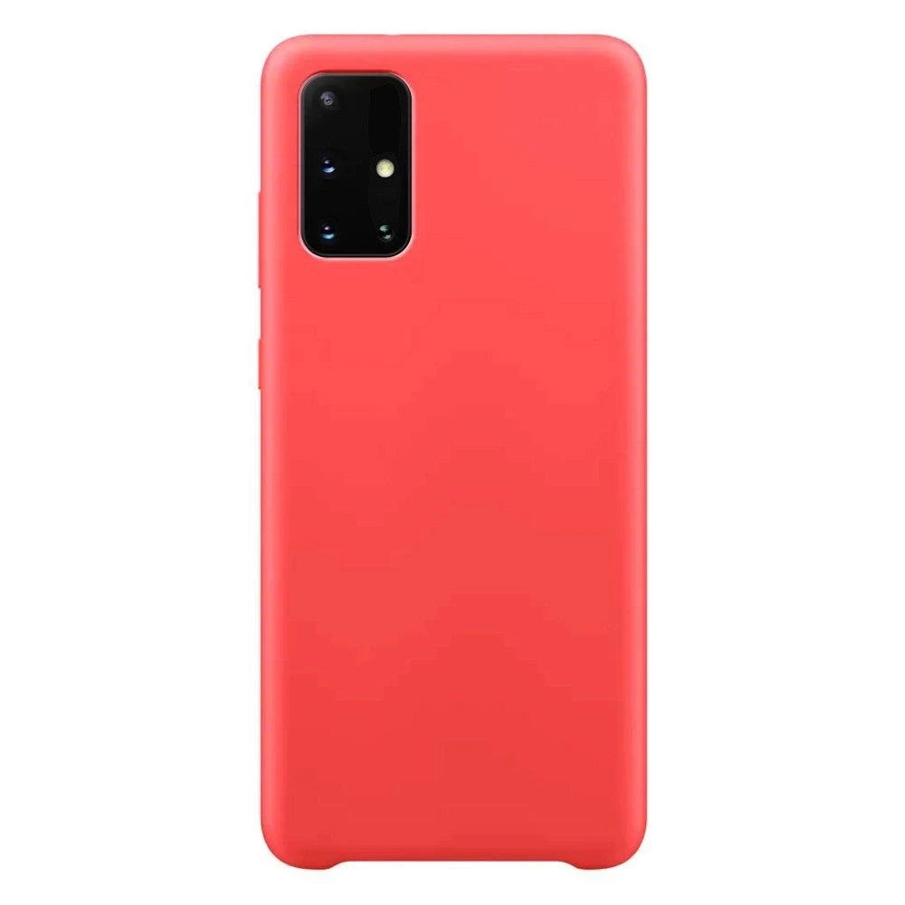 Hurtel silikoninis dėklas skirtas Samsung Galaxy A72 4G, raudonas