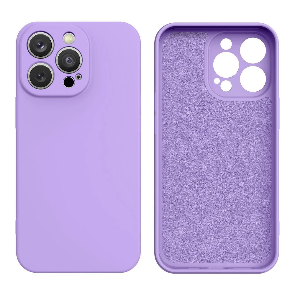 iLike Hurtel silikoninis dėklas skirtas Samsung Galaxy A14 5G / Galaxy A14, violetinis