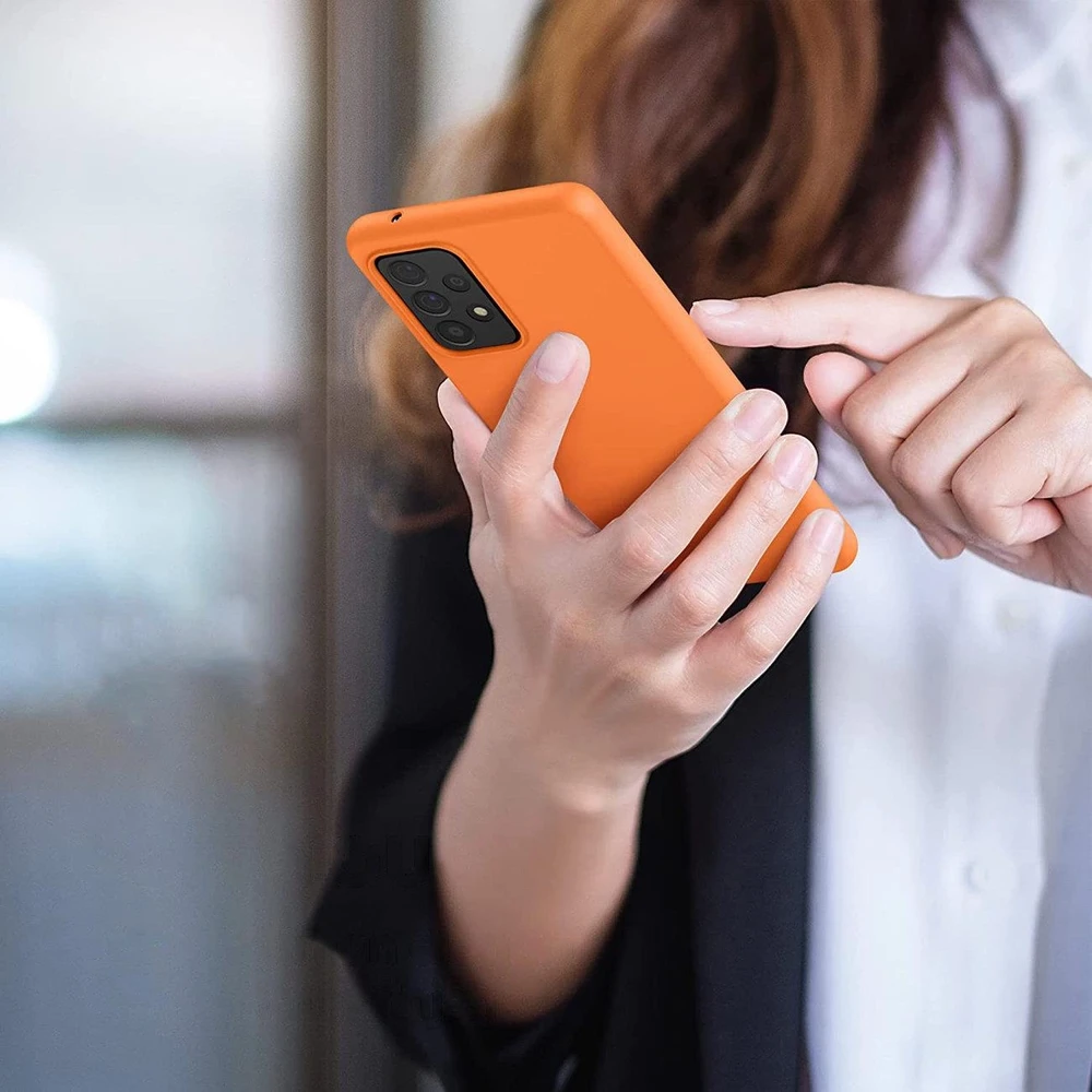 Hurtel silikoninis dėklas skirtas Samsung Galaxy A22 4G, raudonas