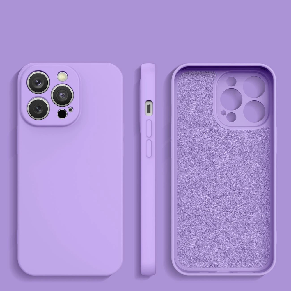 iLike Hurtel silikoninis dėklas skirtas Samsung Galaxy A14 5G / Galaxy A14, violetinis