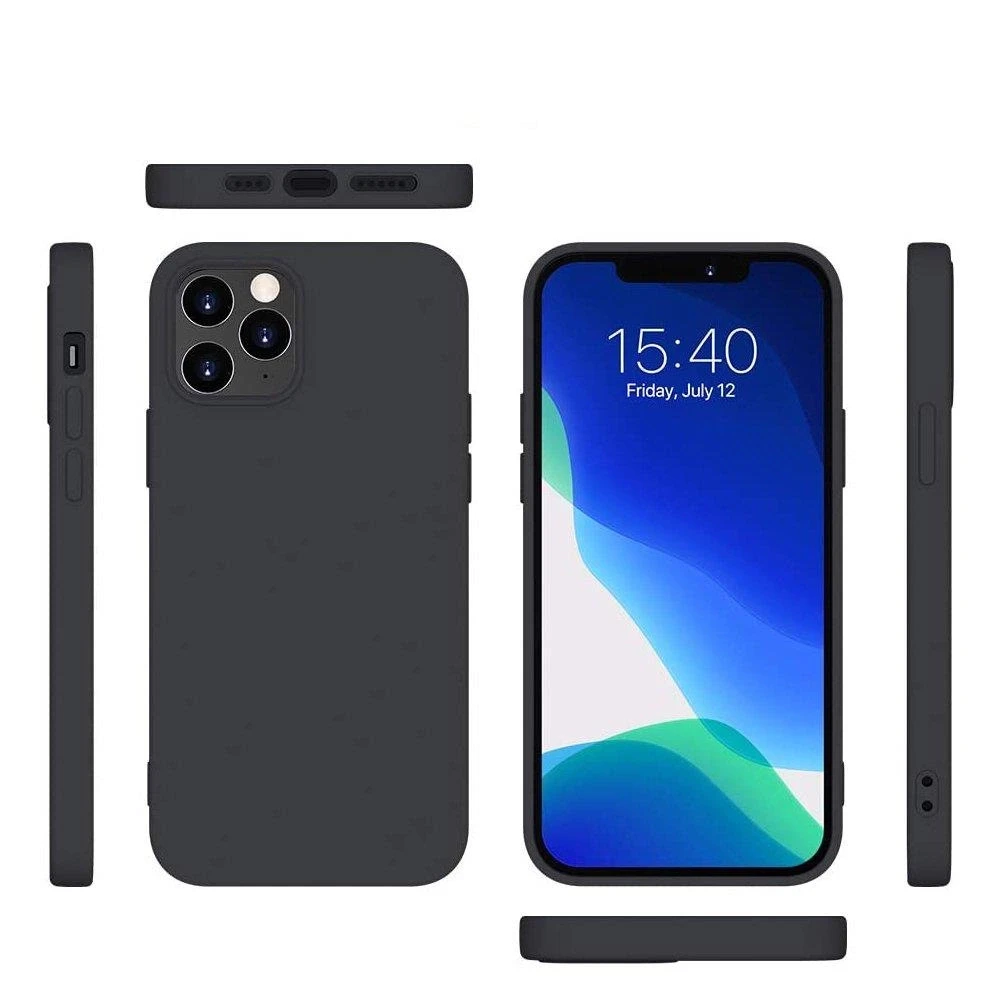 Hurtel silikoninis dėklas skirtas Xiaomi Redmi Note 10 5G / Poco M3 Pro, juodas
