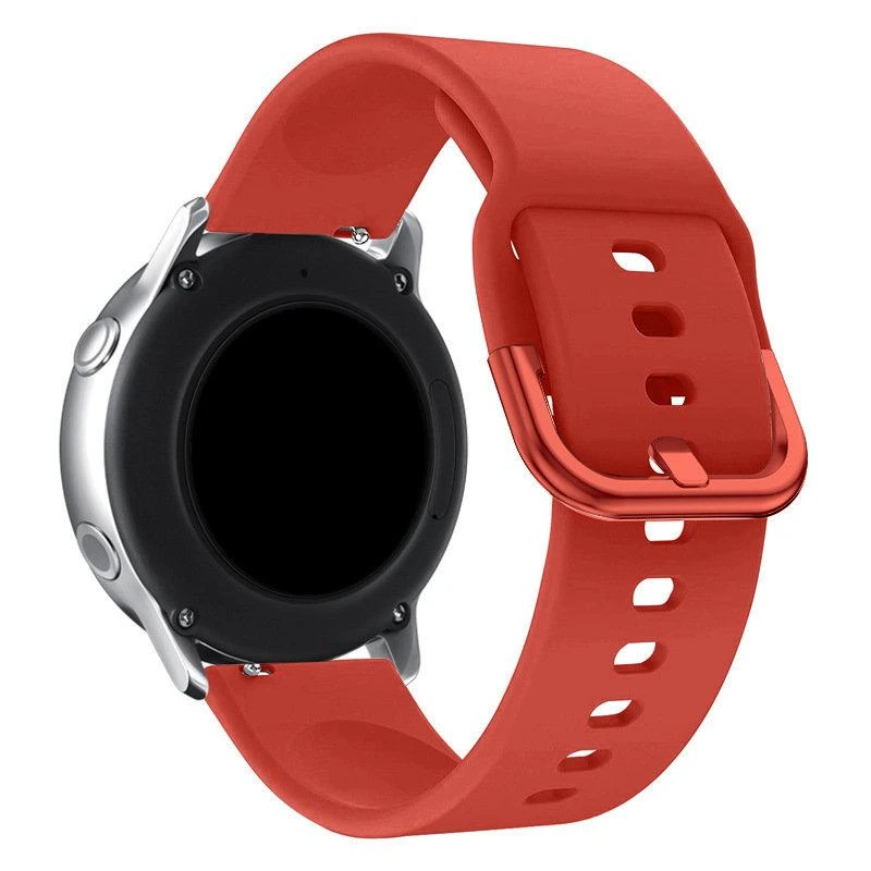 iLike Hurtel Silicone Apyrankė TYS band skirta Samsung Galaxy Watch 40 / 41 / 42 / 43 / 44 mm - red