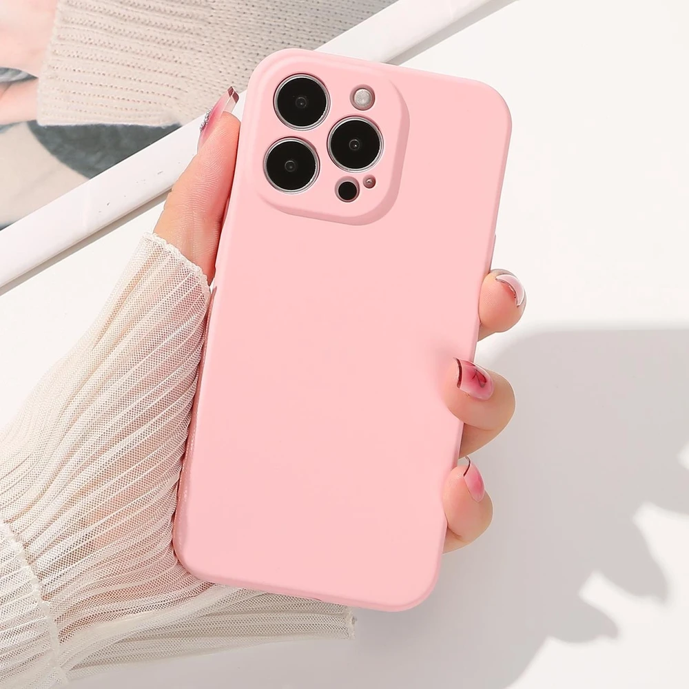 Dėklas Hurtel Apple iPhone 14 Plus silikoninis beige