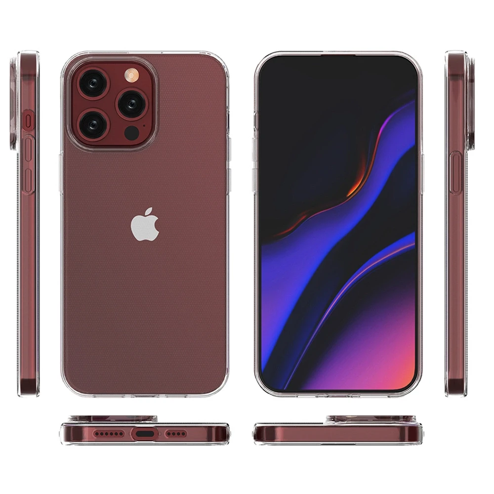 Hurtel Apple iPhone 15 Pro Max dėklas from the Ultra Clear series in dėklas telefonui skaidrus color