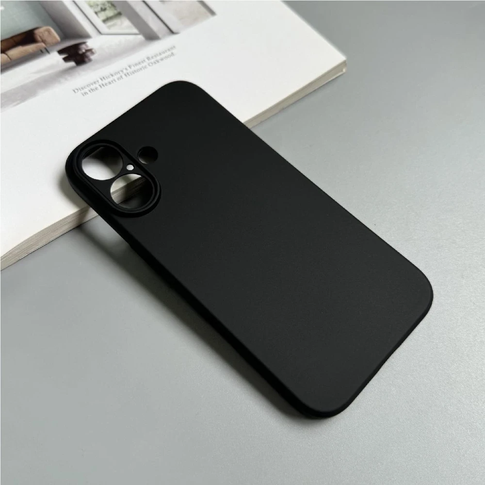 Hurtel Soft Apple iPhone 16 Plus – dėklas telefonui juodos spalvos
