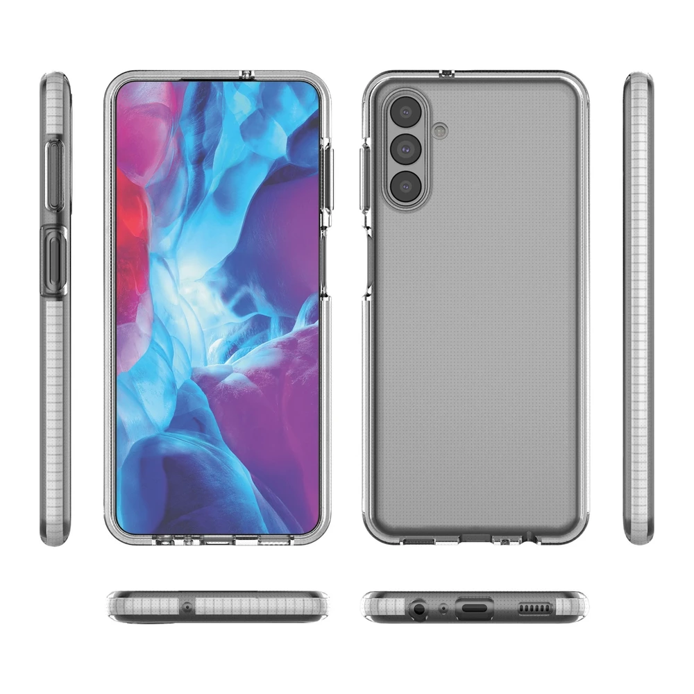 Hurtel Spring dėklas su spalvotu rėmeliu skirtas Samsung Galaxy A13 5G, šviesiai rožinis