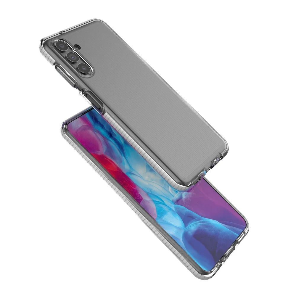 Hurtel Spring dėklas su spalvotu rėmeliu skirtas Samsung Galaxy A13 5G, šviesiai rožinis