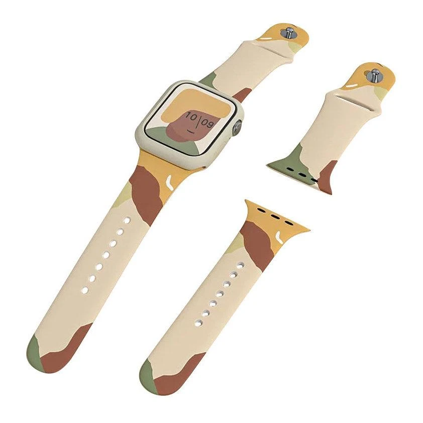 Išmaniojo laikrodžio Apple 2/3/4/5/SE silikoninis Hurtel dirželis, 38/40/41 mm