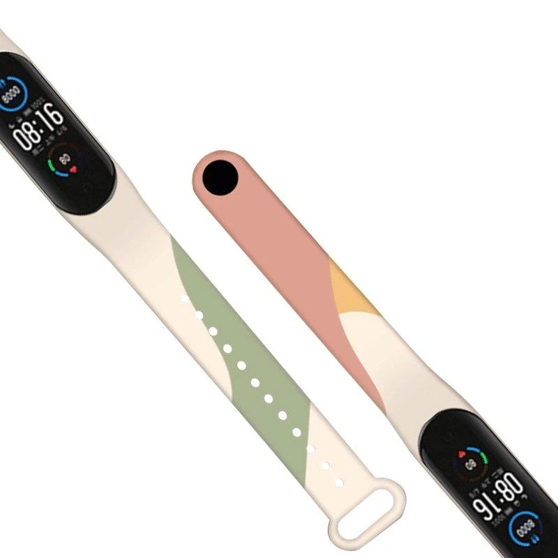 Išmaniosios apyrankės Xiaomi Mi Band 5/6 silikoninis Hurtel dirželis