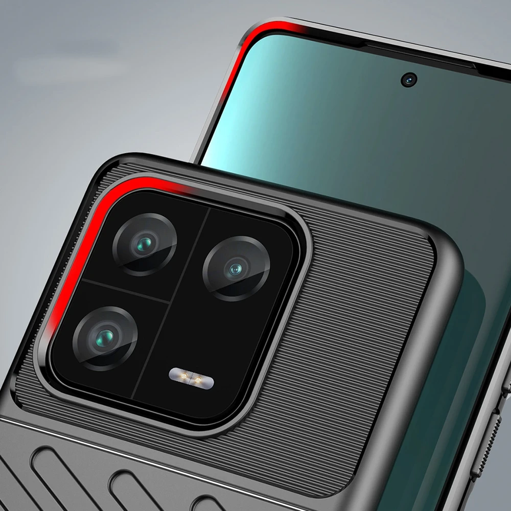 Hurtel Thunder Xiaomi 13 Pro silikoninis armor dėklas telefonui juodos spalvos