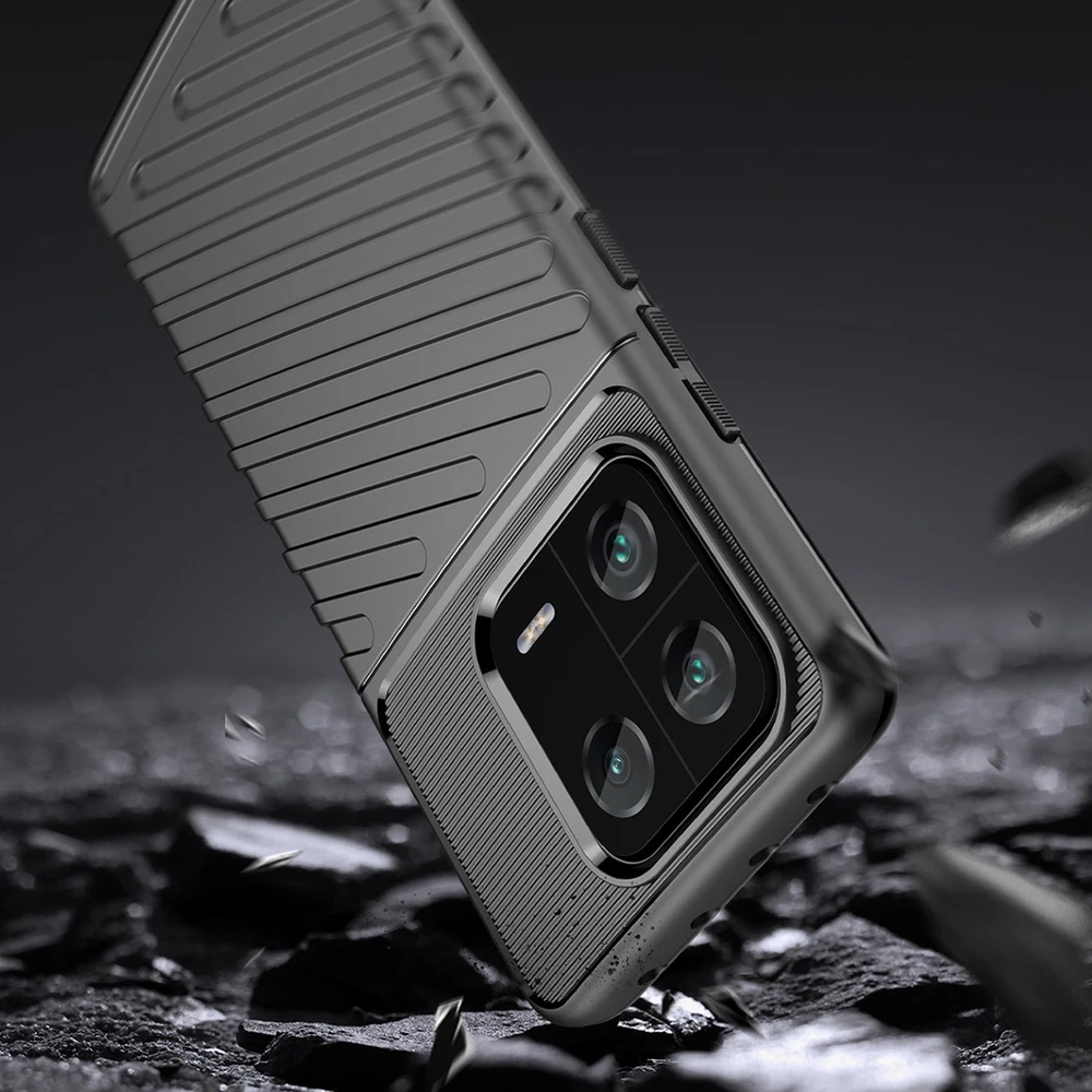 Hurtel Thunder Xiaomi 13 Pro silikoninis armor dėklas telefonui juodos spalvos