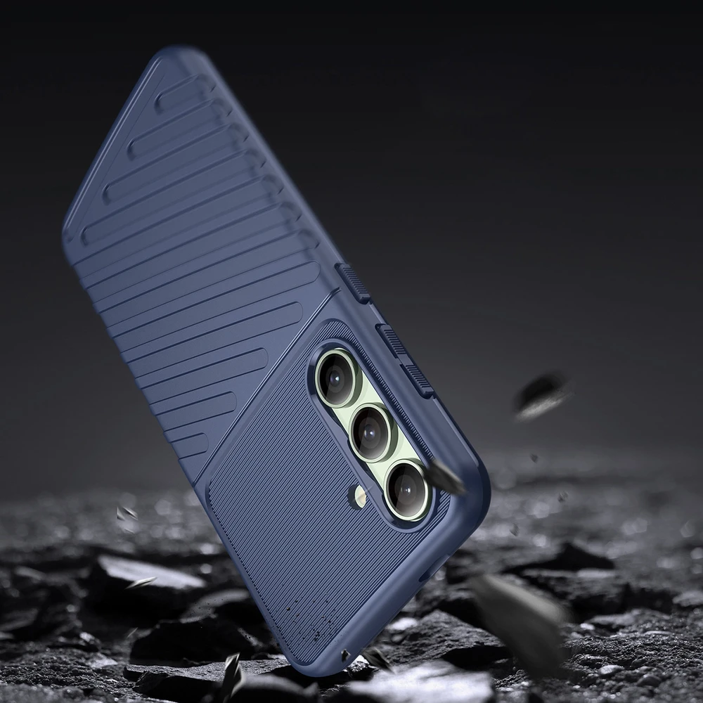Hurtel Thunder Case Samsung Galaxy S24 FE dėklas telefonui mėlynos spalvos