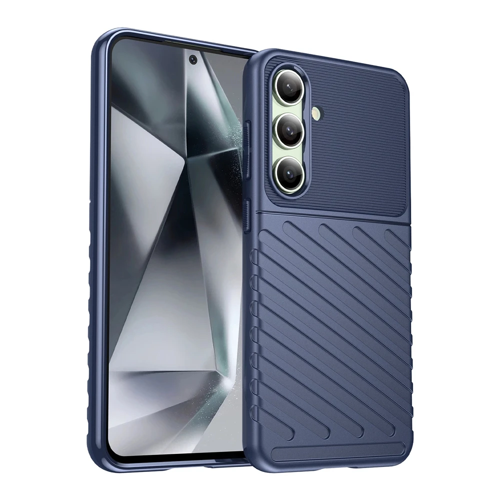 Hurtel Thunder Case Samsung Galaxy S24 FE dėklas telefonui mėlynos spalvos