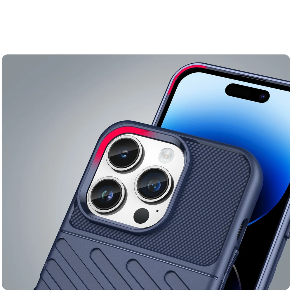 Hurtel Thunder dėklas Apple iPhone 14 Pro Max mėlynos spalvos armored case