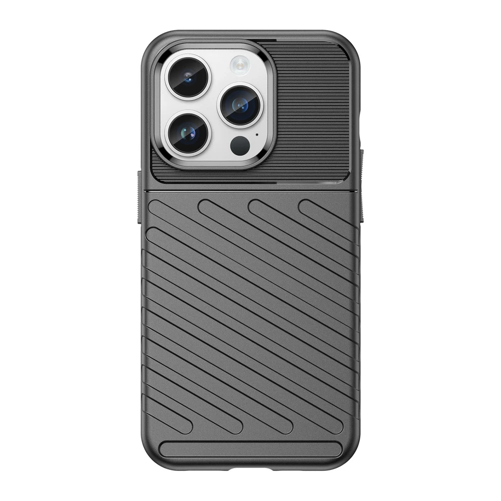 Hurtel Thunder dėklas Apple iPhone 14 Pro Max armored case dėklas telefonui juodos spalvos