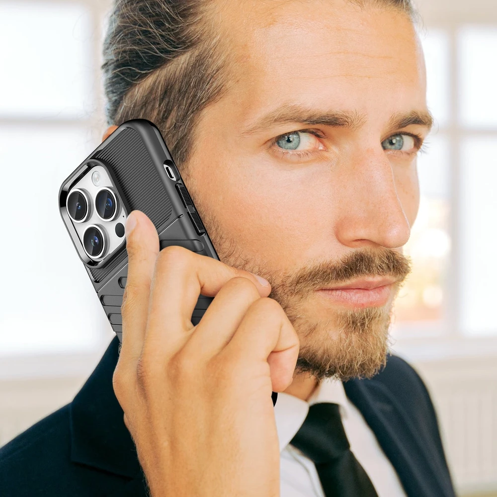 Hurtel Thunder dėklas Apple iPhone 14 Pro armored case dėklas telefonui juodos spalvos