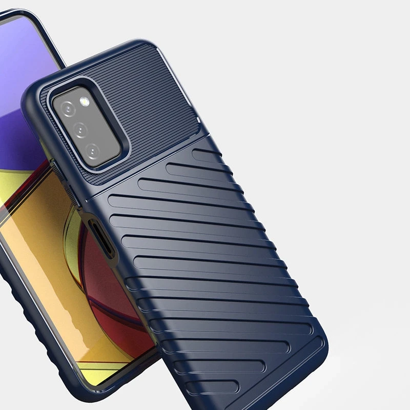 Hurtel Thunder dėklas skirtas Samsung Galaxy A03s, juodas