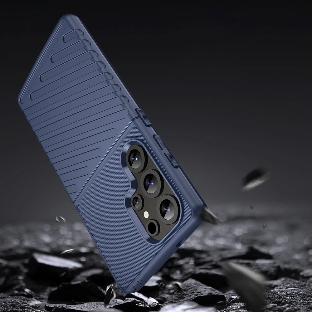 Hurtel Thunder Case Samsung Galaxy S25 Ultra dėklas telefonui mėlynos spalvos