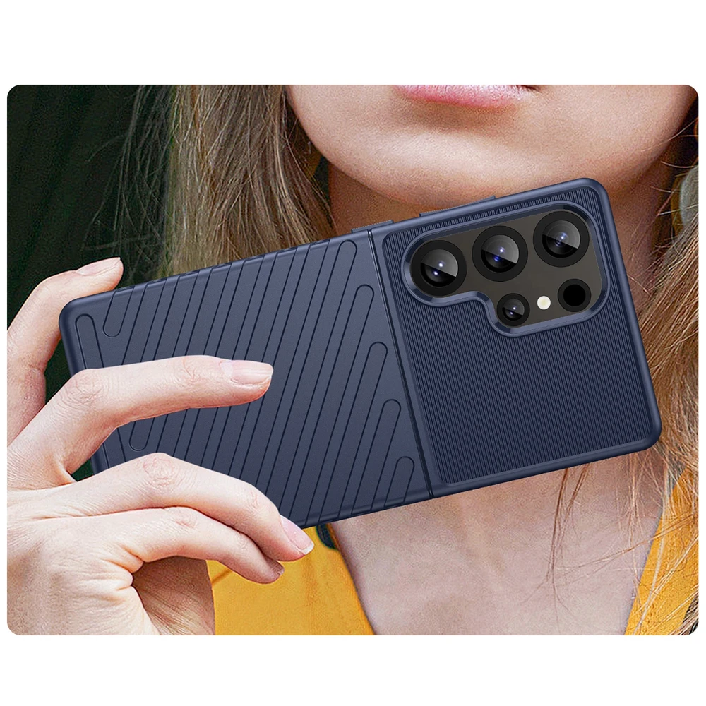 Hurtel Thunder Case Samsung Galaxy S25 Ultra dėklas telefonui mėlynos spalvos