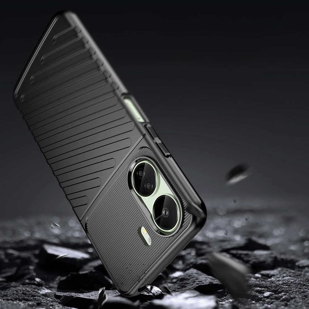 Hurtel Thunder Case armored Xiaomi Redmi 13c – dėklas telefonui juodos spalvos