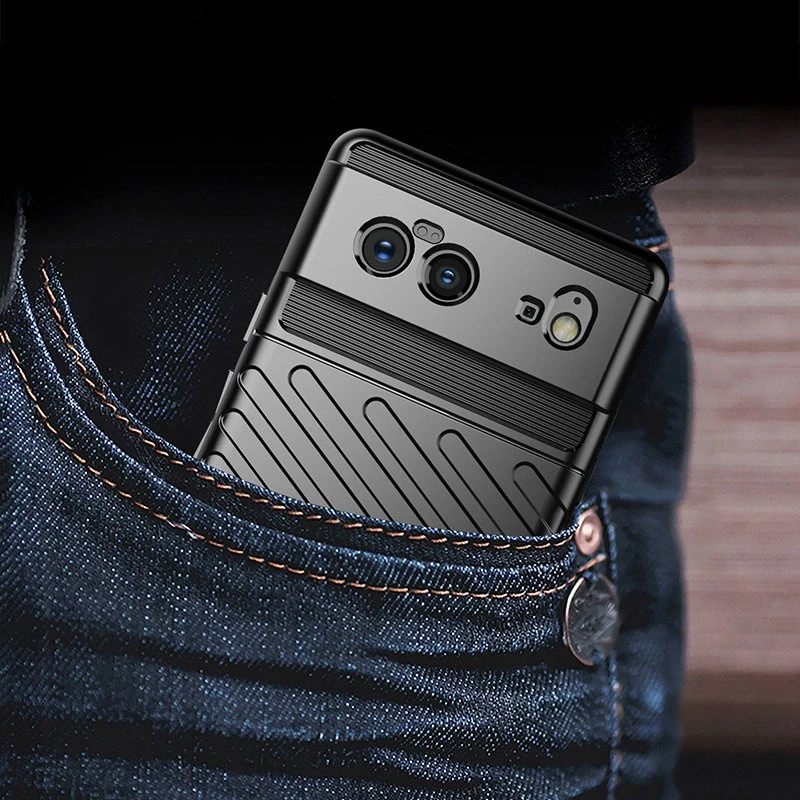 Hurtel Thunder Flexible Tough Rugged TPU Google Pixel 6 dėklas telefonui juodos spalvos
