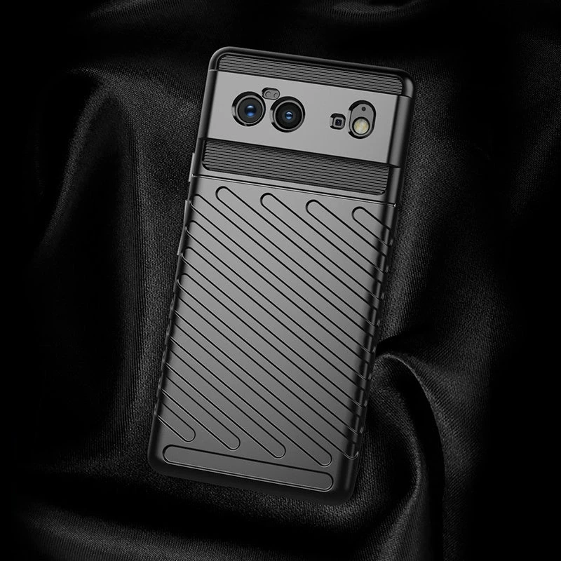 Hurtel Thunder Flexible Tough Rugged TPU Google Pixel 6 dėklas telefonui juodos spalvos