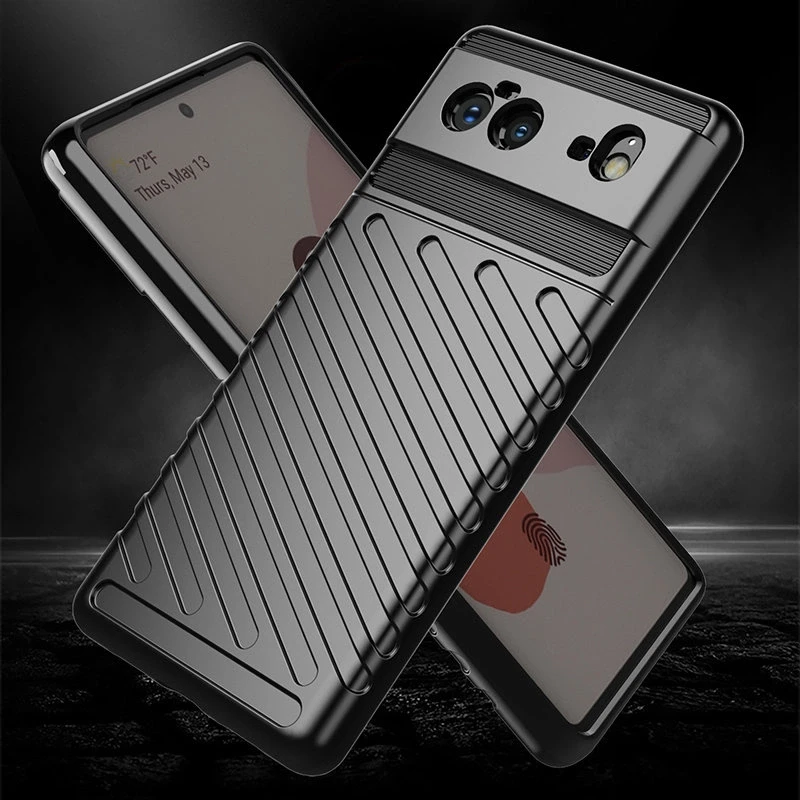 Hurtel Thunder Flexible Tough Rugged TPU Google Pixel 6 dėklas telefonui juodos spalvos