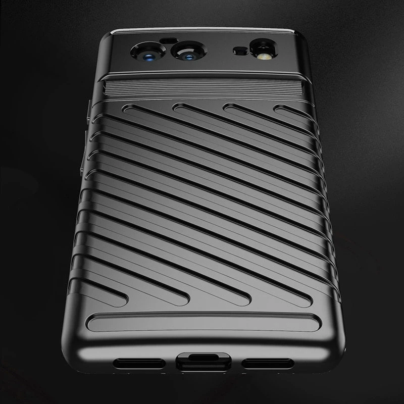 Hurtel Thunder Flexible Tough Rugged TPU Google Pixel 6 dėklas telefonui juodos spalvos