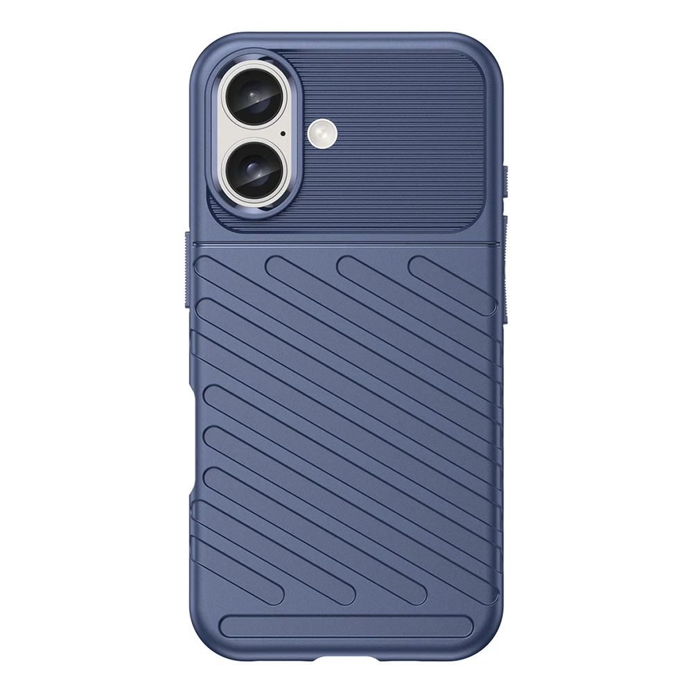 Hurtel Thunder Apple iPhone 16 Plus silikoninis – dėklas telefonui mėlynos spalvos
