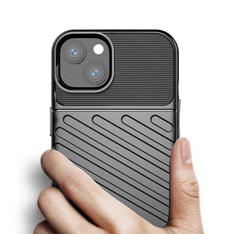 Hurtel Thunder dėklas skirtas iPhone 13 mini, žalias