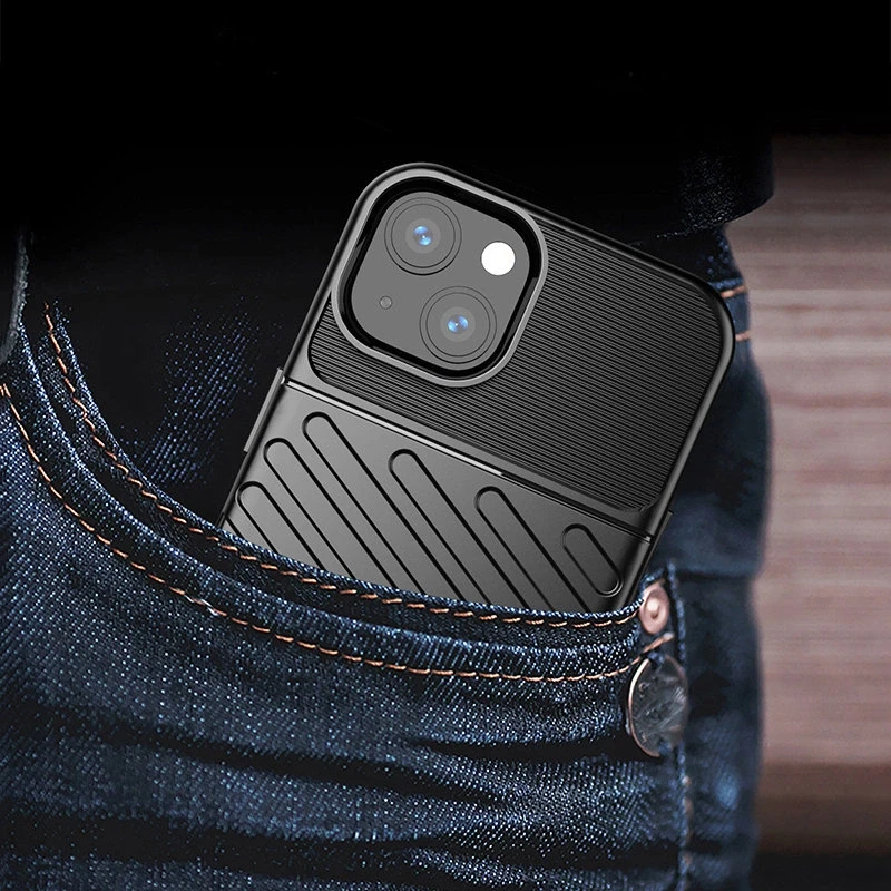 Hurtel Thunder dėklas skirtas iPhone 13 mini, žalias