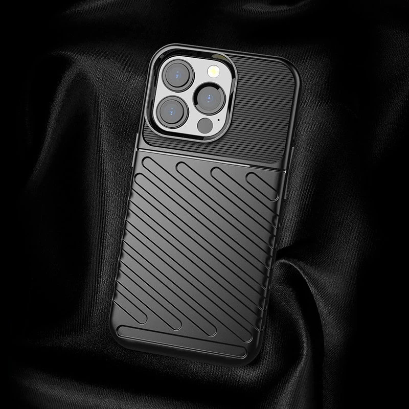 Hurtel Thunder dėklas skirtas iPhone 13 Pro, juodas