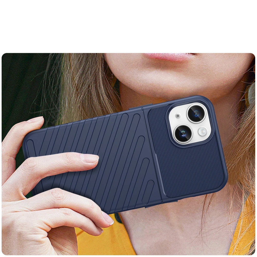 Hurtel Thunder dėklas skirtas iPhone 14 Plus, mėlynas