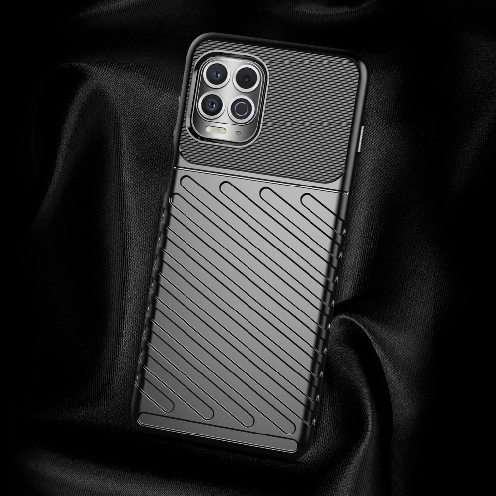 Hurtel Thunder dėklas skirtas Motorola Moto G100 / Edge S, juodas