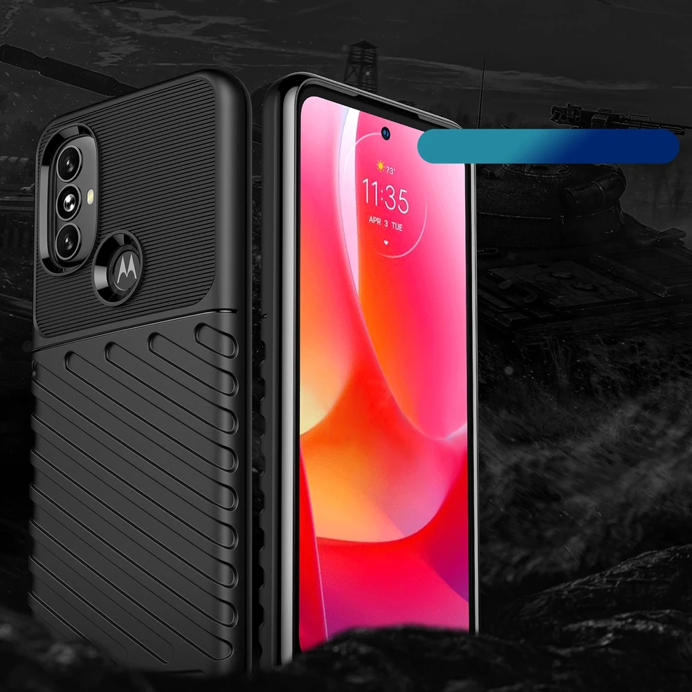 Hurtel Thunder dėklas skirtas Motorola Moto G Power 2022, juodas