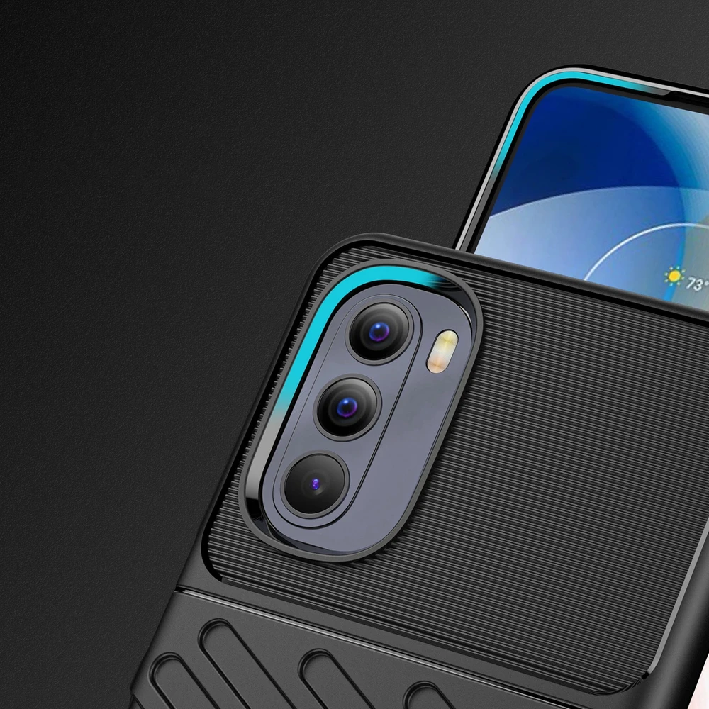Hurtel Thunder dėklas skirtas Motorola Moto G Stylus 2022, juodas
