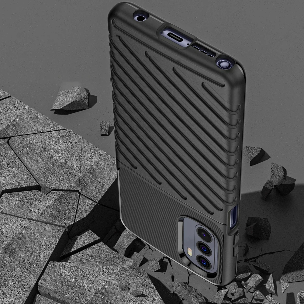 Hurtel Thunder dėklas skirtas Motorola Moto G Stylus 2022, juodas