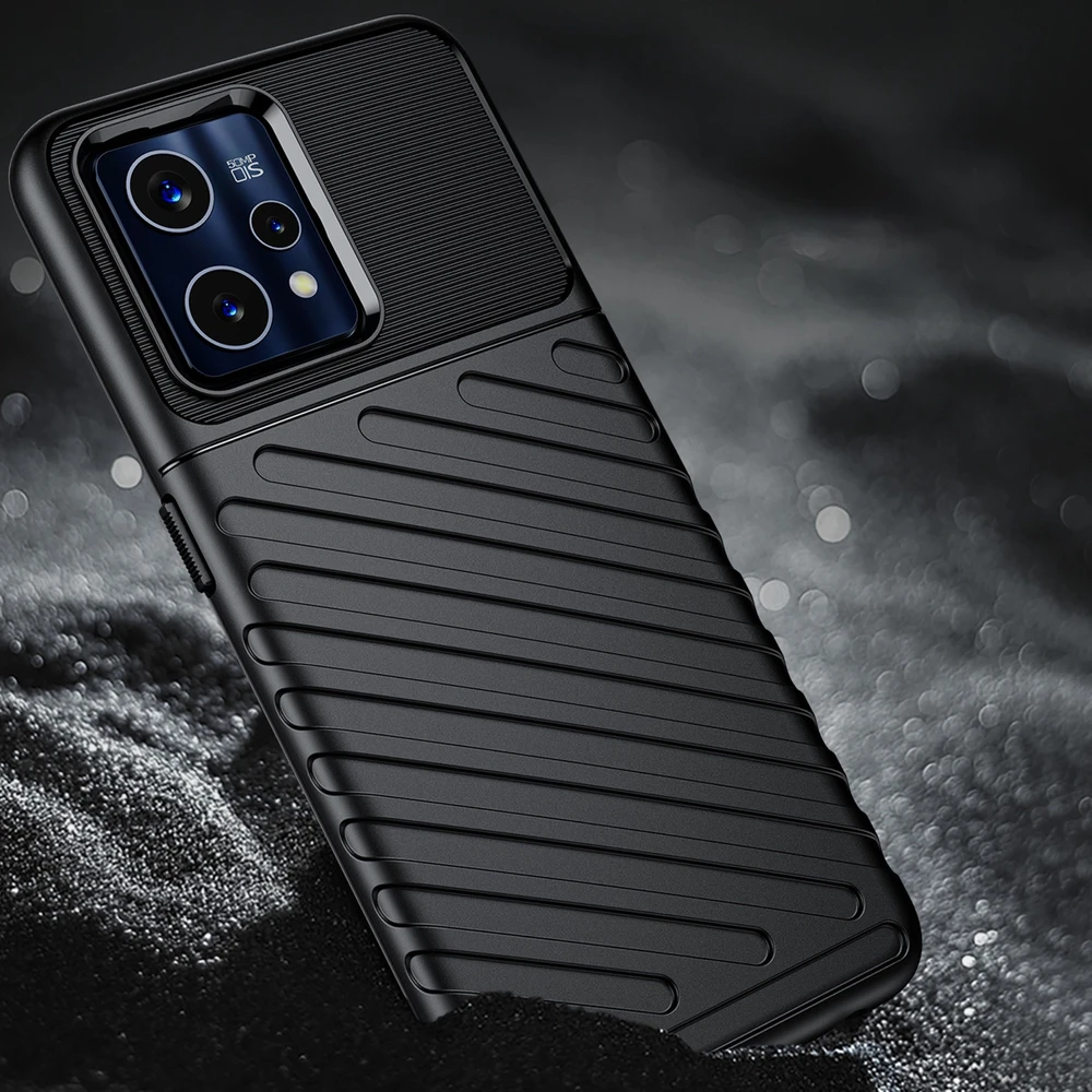 Hurtel Thunder dėklas skirtas Realme 9 Pro + (9 Pro Plus), juodas