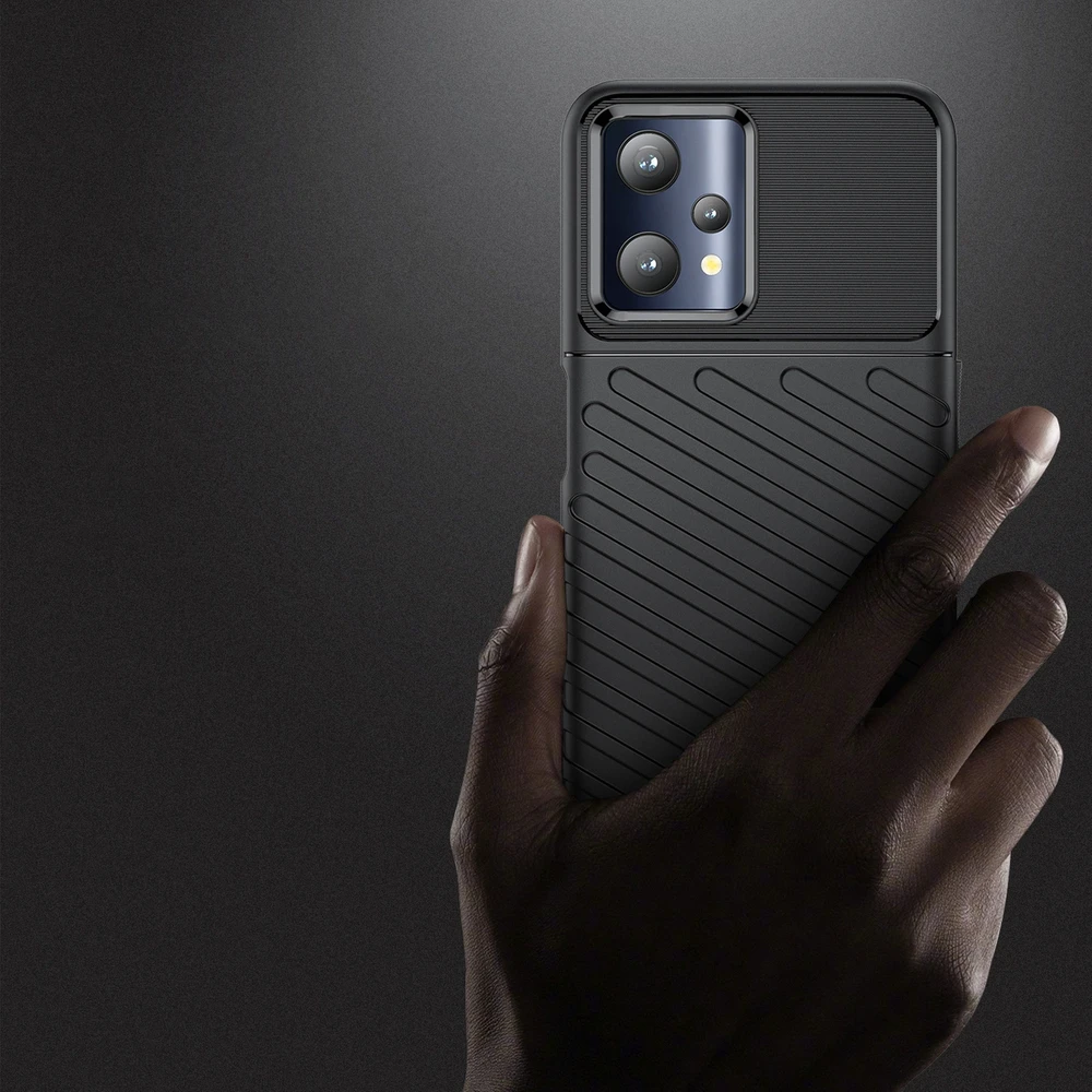 Hurtel Thunder dėklas skirtas Realme 9 Pro, juodas