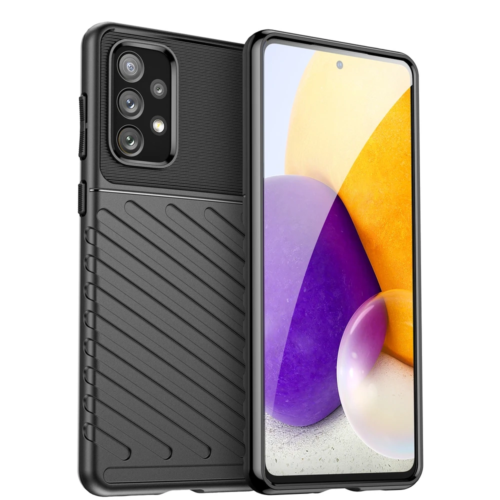 Hurtel Thunder dėklas skirtas Samsung Galaxy A73, juodas