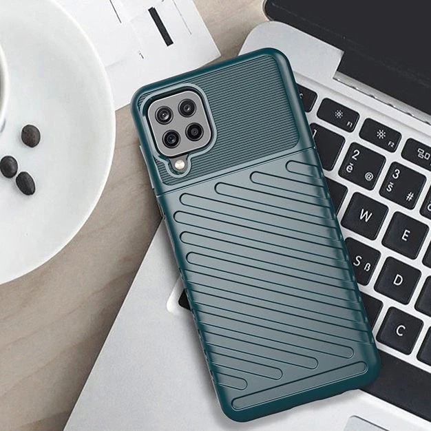 Hurtel Thunder dėklas skirtas Samsung Galaxy A22 4G, juodas