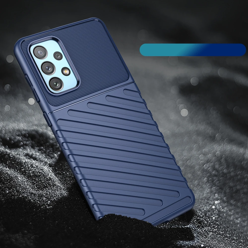 Hurtel Thunder dėklas skirtas Samsung Galaxy A73, mėlynas