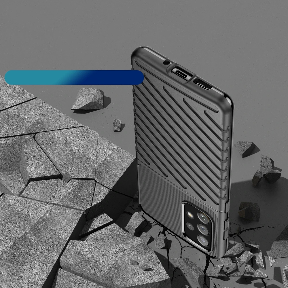 Hurtel Thunder dėklas skirtas Samsung Galaxy A73, juodas
