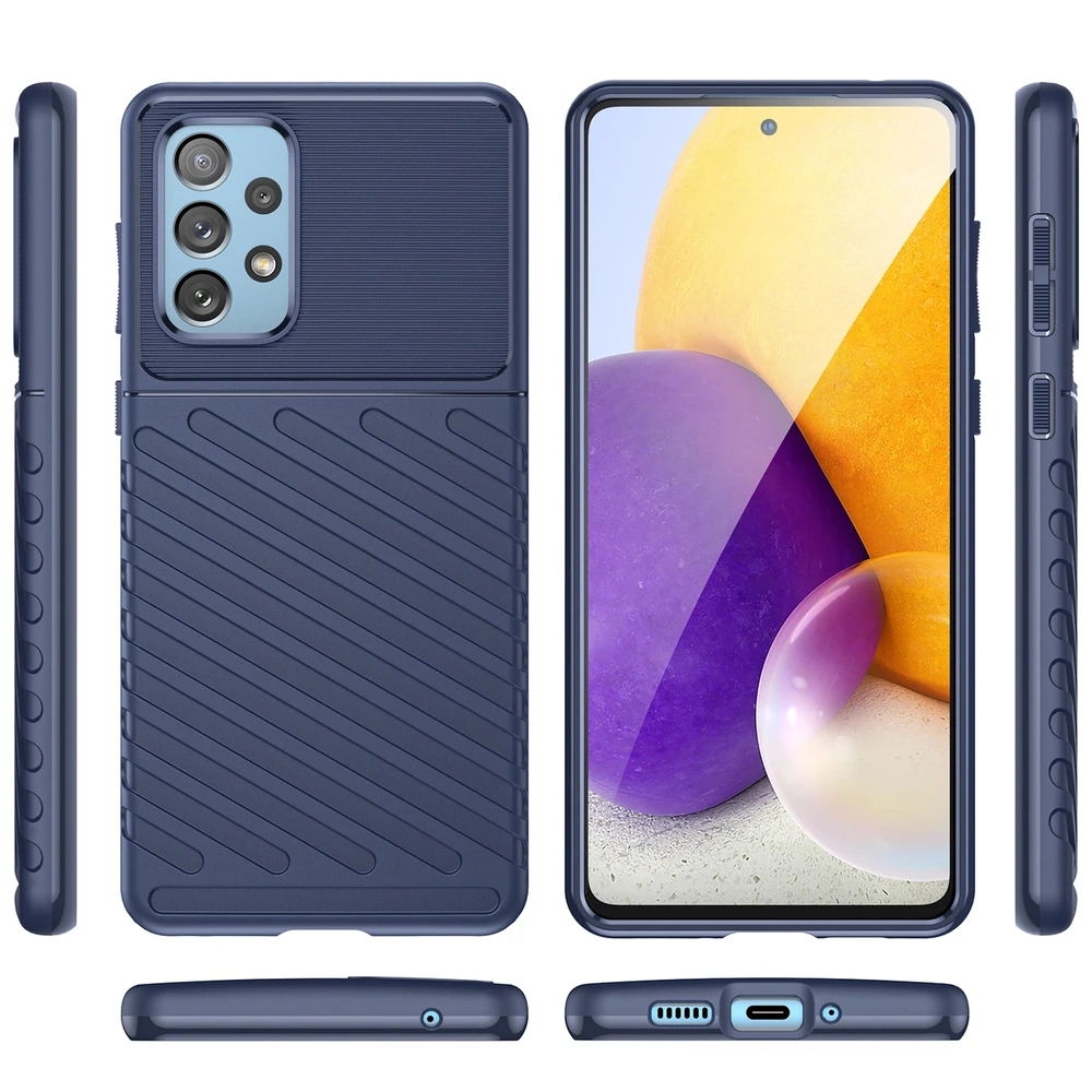 Hurtel Thunder dėklas skirtas Samsung Galaxy A73, mėlynas