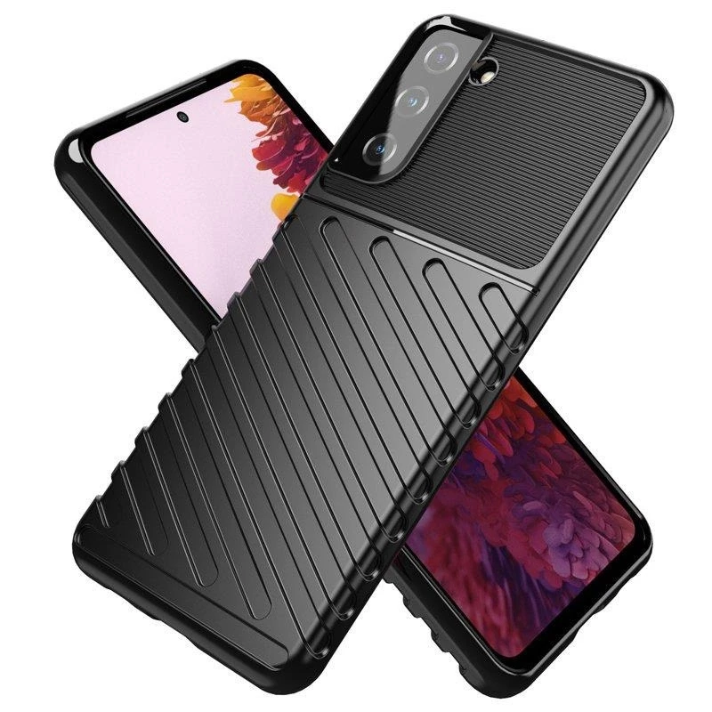 Hurtel Thunder dėklas skirtas Samsung Galaxy S22 + (S22 Plus), juodas