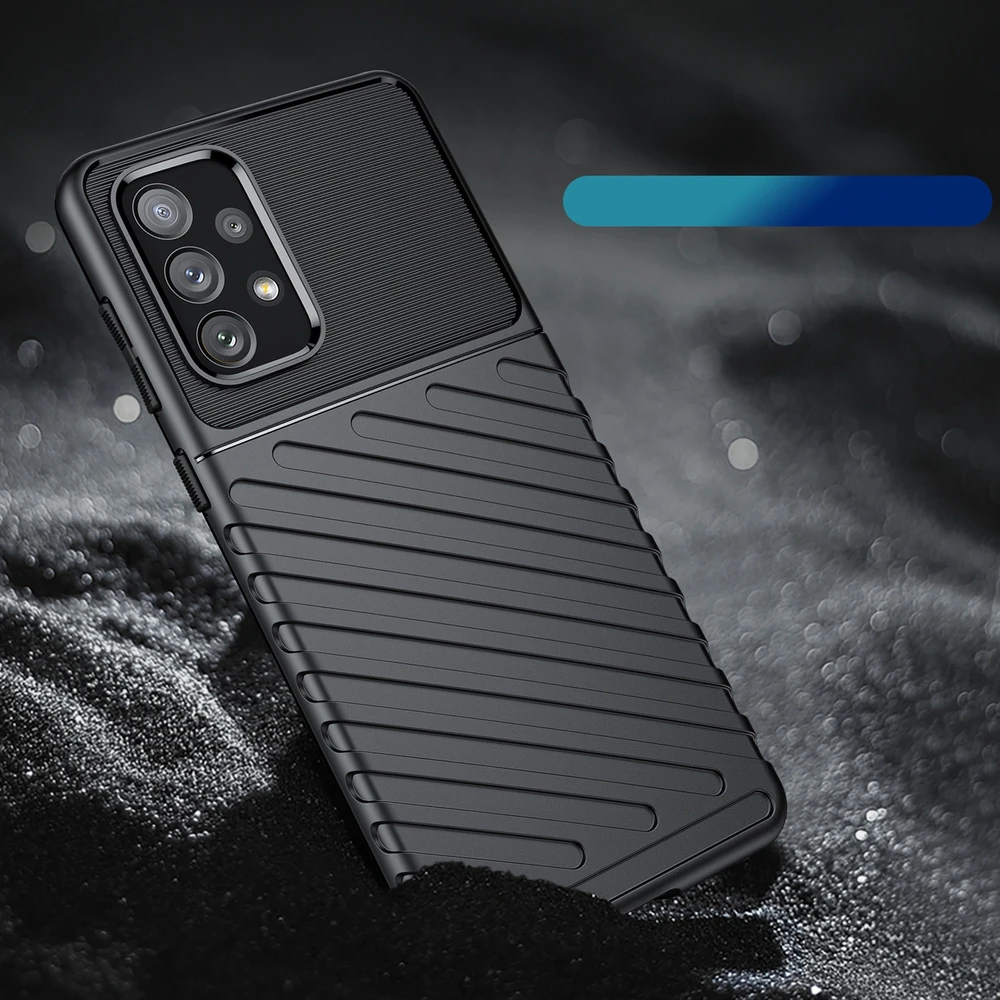 Hurtel Thunder dėklas skirtas Samsung Galaxy A73, juodas