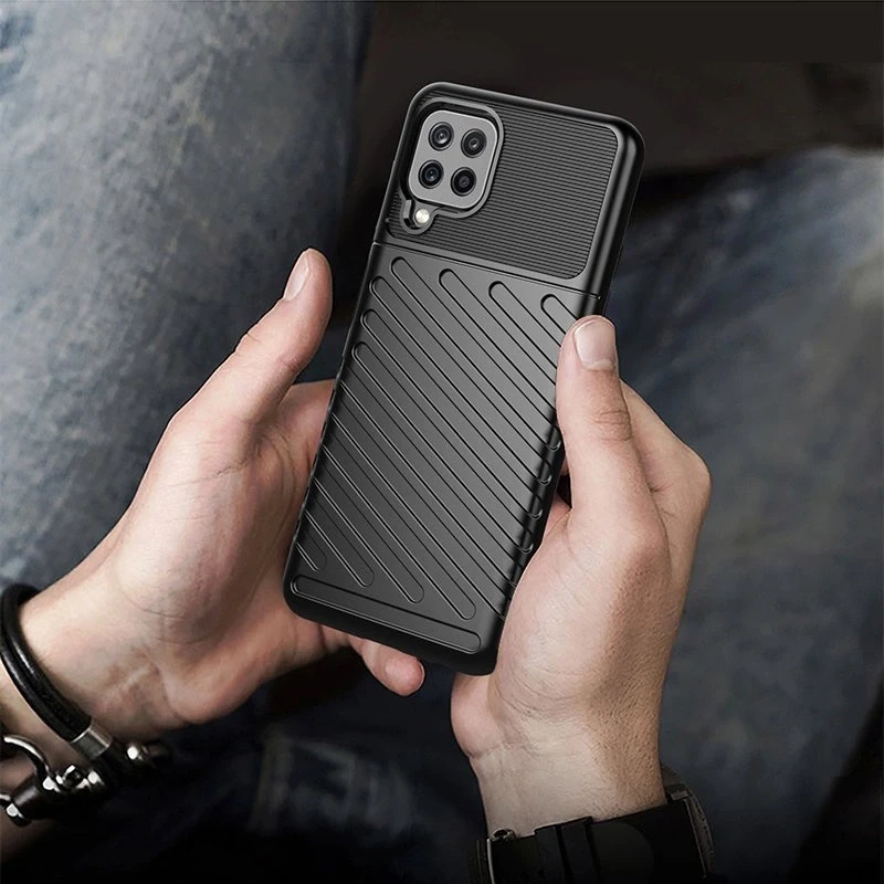 Hurtel Thunder dėklas skirtas Samsung Galaxy A22 4G, mėlynas