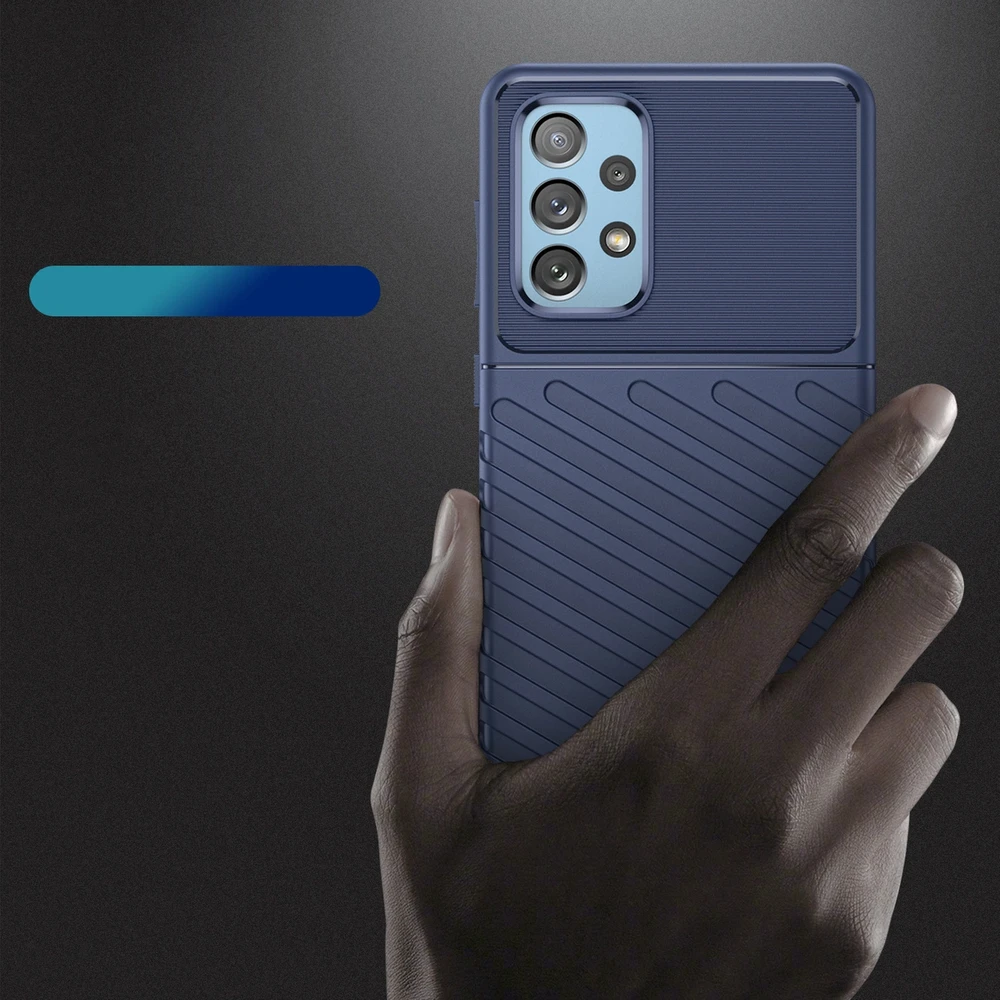 Hurtel Thunder dėklas skirtas Samsung Galaxy A73, mėlynas