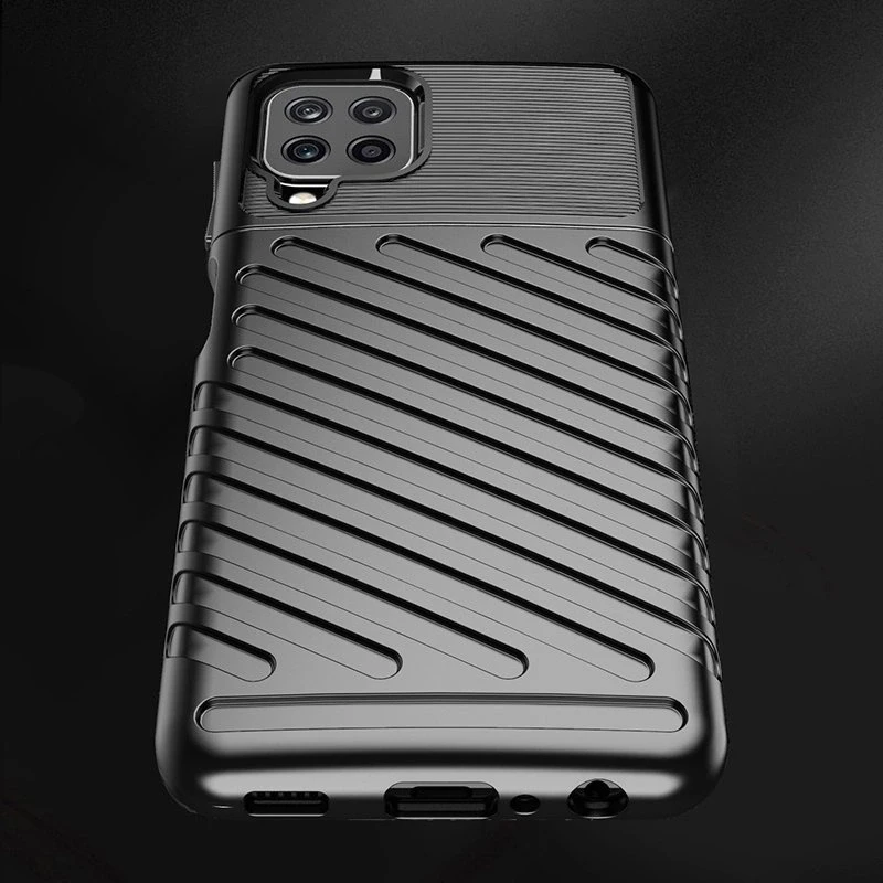 Hurtel Thunder dėklas skirtas Samsung Galaxy A22 4G, juodas